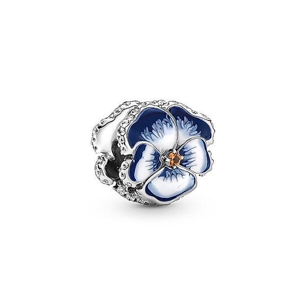 Pandora Bead Pandora Charm Blaues Stiefmütterchen günstig online kaufen