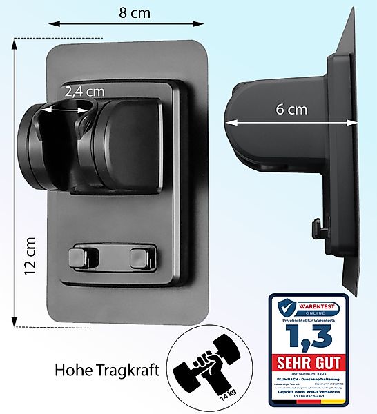 Blumbach Brausehalter - Sticky Duschkopfhalterung ohne günstig online kaufen
