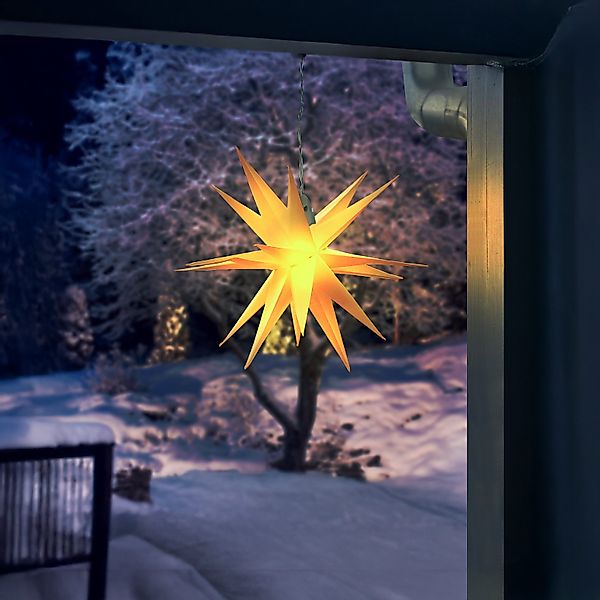 esotec LED Solarleuchte Weihnachtsstern Ø35cm, 2 günstig online kaufen