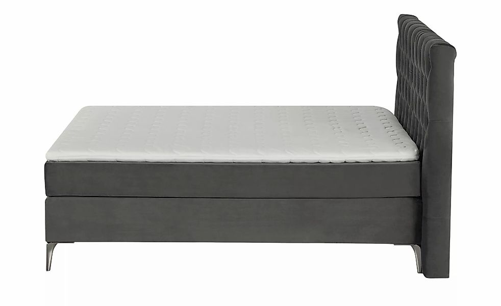 Wohnwert Boxspringbett  Laesa ¦ grau ¦ Maße (cm): B: 160 H: 122 Betten > Ei günstig online kaufen