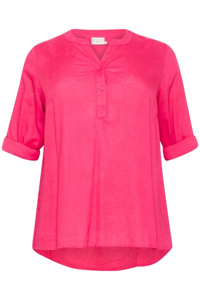 KAFFE Curve Langarmbluse Langarm-Bluse KCmille Große günstig online kaufen