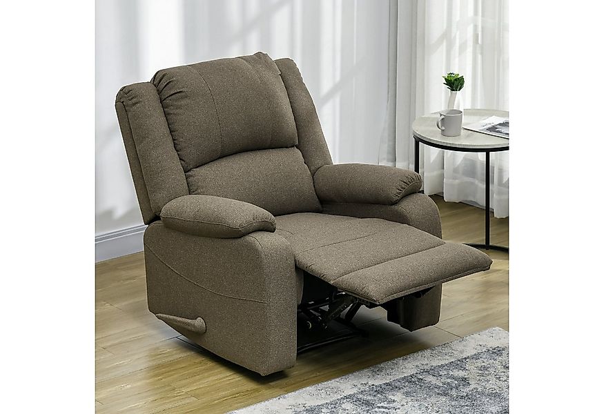 HOMCOM Relaxsessel mit Liegefunktion, Liegesessel bis 150 kg Belastbar (Fer günstig online kaufen