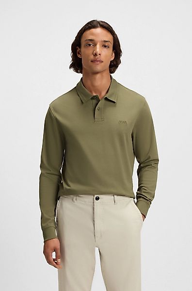 BOSS ORANGE Poloshirt "Pe interlock long", mit Polokragen günstig online kaufen