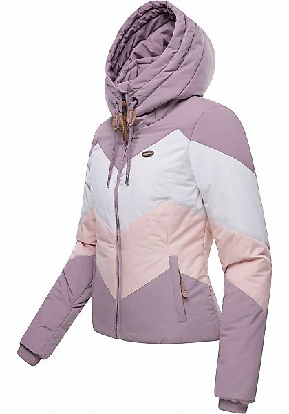 Ragwear Anorak "Novva Block", mit Kapuze, stylische Winterjacke mit V-Stepp günstig online kaufen