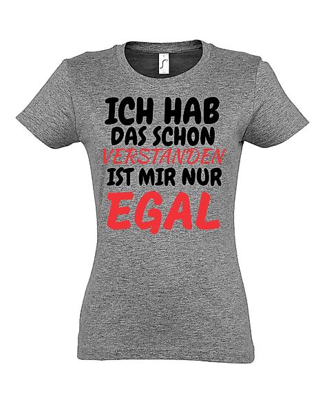 Youth Designz Print-Shirt Verstanden Egal Damen günstig online kaufen