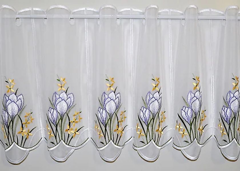Stickereien Plauen Panneaux »Panneau Krokusblüte«, (1 St.), Panneau "Krokus günstig online kaufen