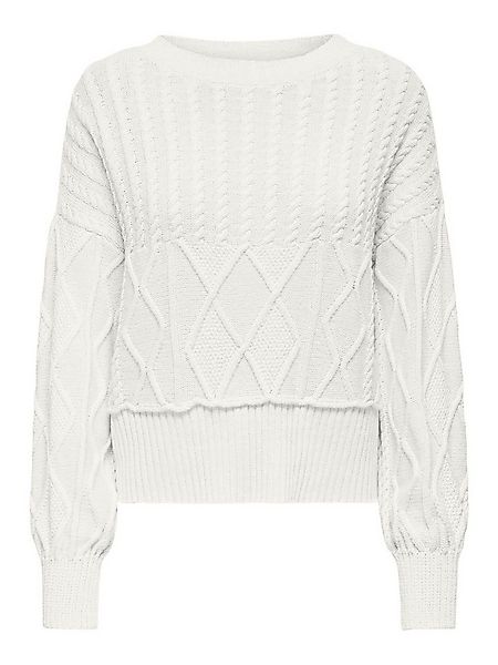 ONLY Strickpullover ONLKAYA LIFE LS LOOSE CABLE ONECK C günstig online kaufen