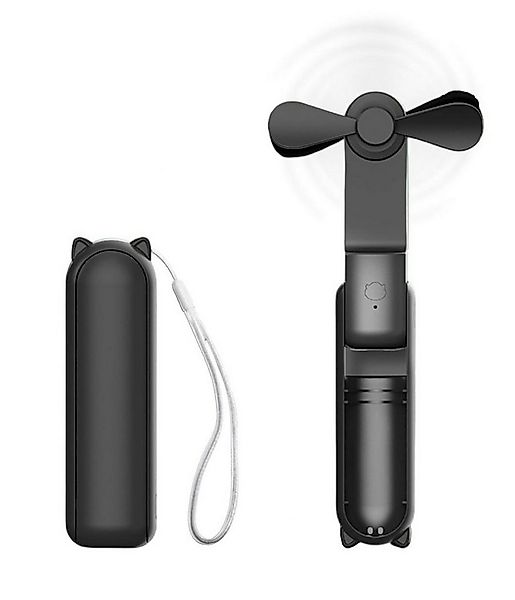 LA CUTE Handventilator Tragbarer Mini Handventilator faltbar USB-C Akku lei günstig online kaufen