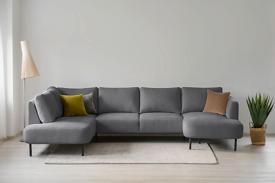 OTTO home Wohnlandschaft "Cesola" in weichem Chenille-Stoff, Breite 327 cm, günstig online kaufen