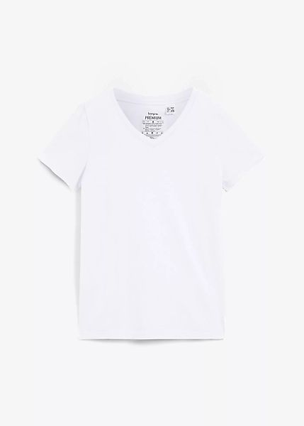 Essential T-Shirt mit V-Ausschnitt, seamless günstig online kaufen