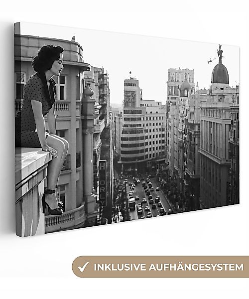 OneMillionCanvasses® Leinwandbild Madrid - Architektur - günstig online kaufen