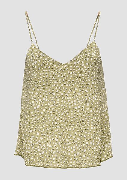 QS Shirttop Top mit All-over-Print günstig online kaufen