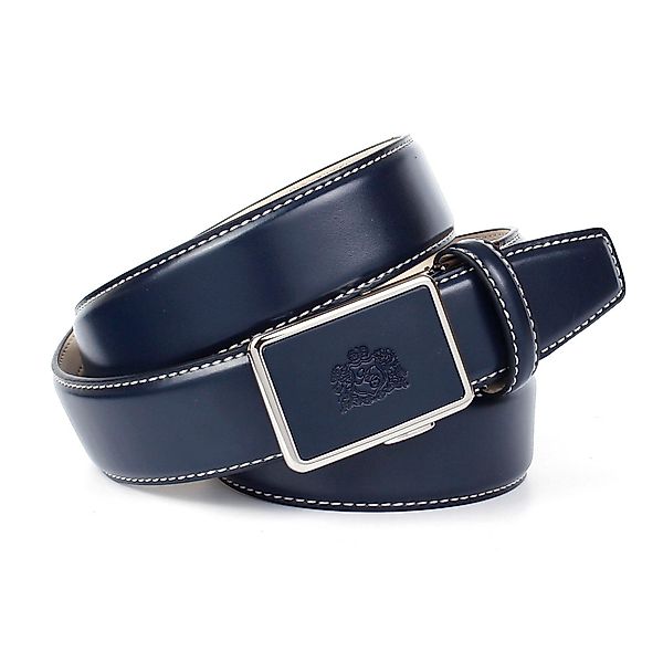 Anthoni Crown Ledergürtel mit Kontrast Stitching günstig online kaufen