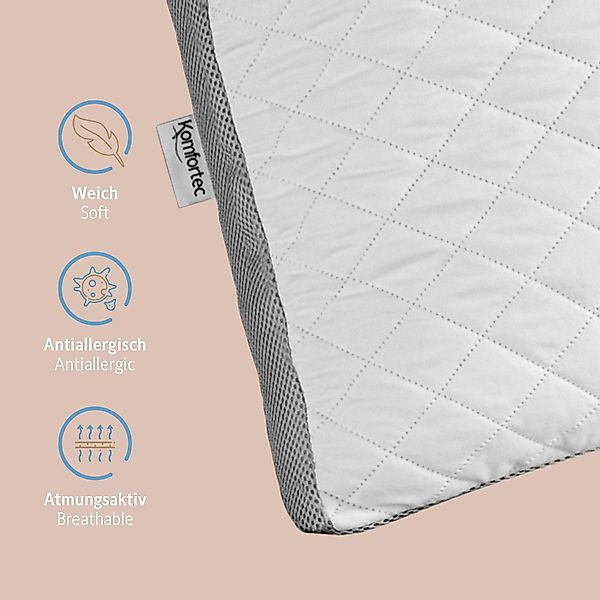 Komfortec Microfaserkissen Atmungsaktives Seitenschläferkissen, Füllung: 10 günstig online kaufen