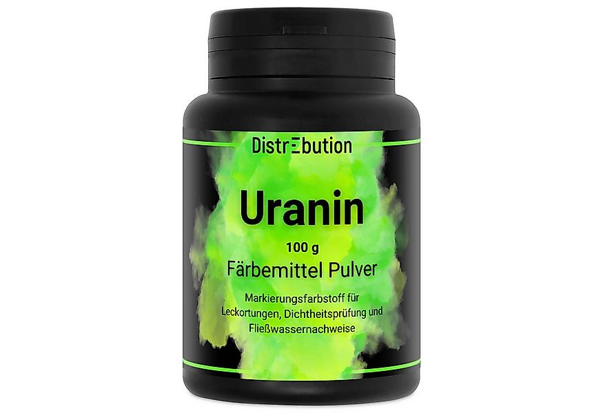 DistrEbution Dichtstoff Uranin 100g Fluorescein Pulver, Färbemittel für Lec günstig online kaufen