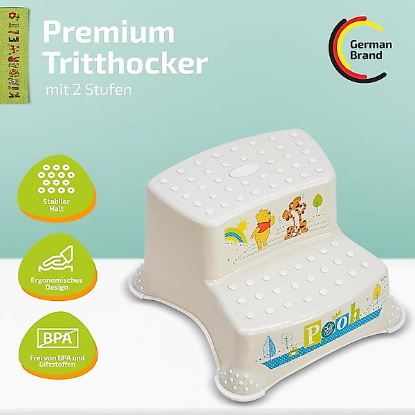 KiNDERWELT Tritthocker 2er Z Winnie Puuh günstig online kaufen