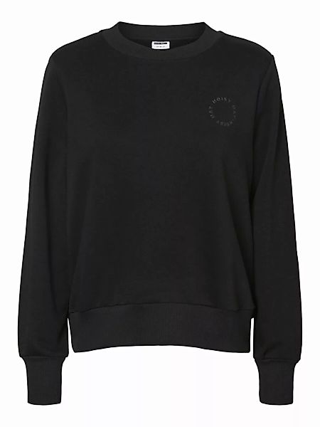 NOISY MAY Nmlupa Logo Sweatshirt Damen Grau günstig online kaufen