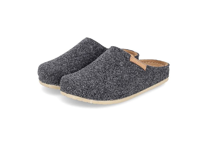 Kaerlek Kaerlek 8125-21-923 DK.grey Damen Filz grau Pantolette günstig online kaufen