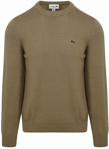 Lacoste Pullover Grün Beige - Größe S günstig online kaufen