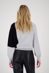 Monari Strickpullover Pullover Colorblock + Schmuck günstig online kaufen