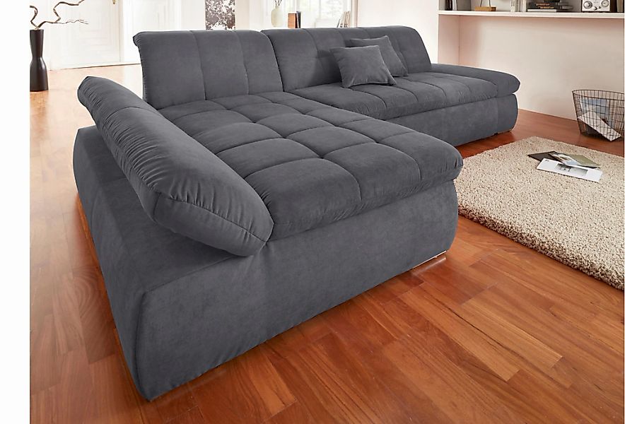DOMO collection Ecksofa "NMoric XXL, B/T/H: 300/172/80cm, L-Form" wahlweise günstig online kaufen
