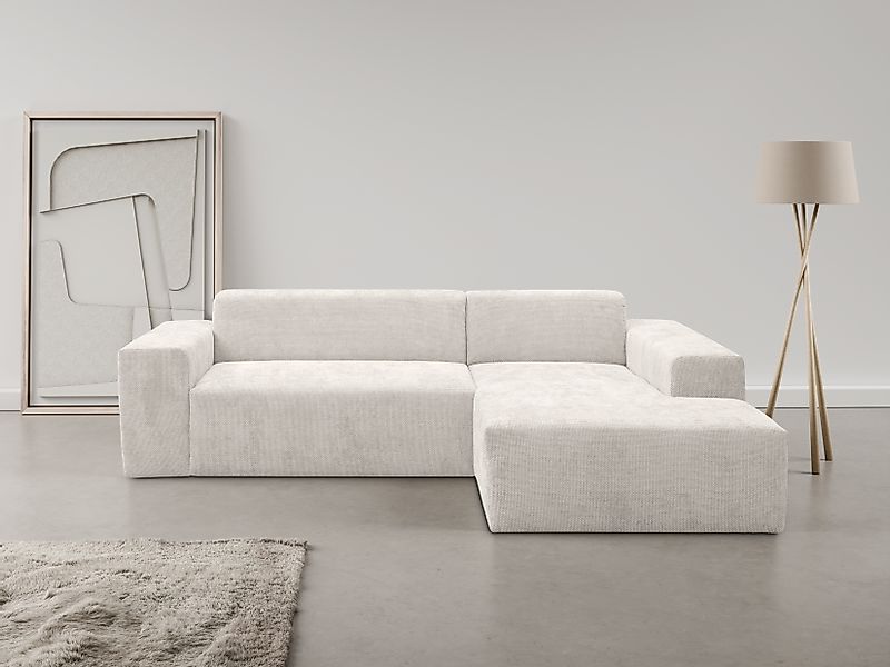 OTTO home Ecksofa »Zeus-L modern & zeitlos, Breite 253 cm, bequemes Sofa« C günstig online kaufen