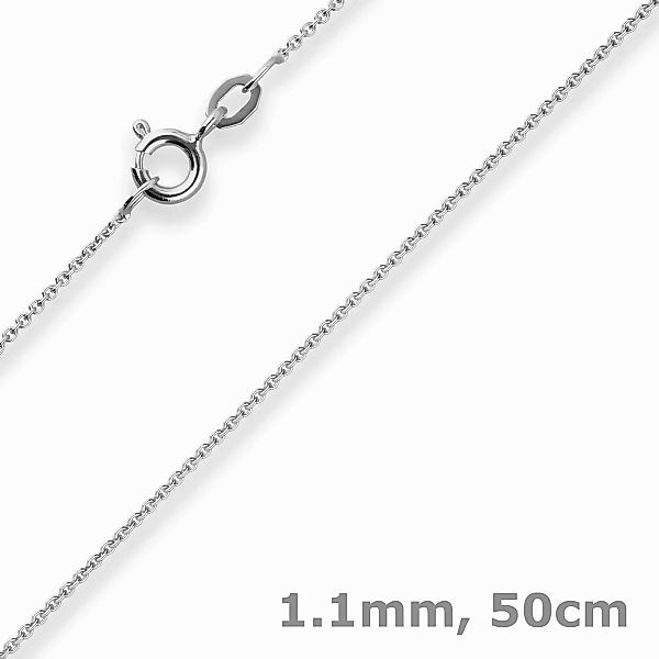 Schmuck Krone Goldkette 1,1mm Rund-Ankerkette aus günstig online kaufen