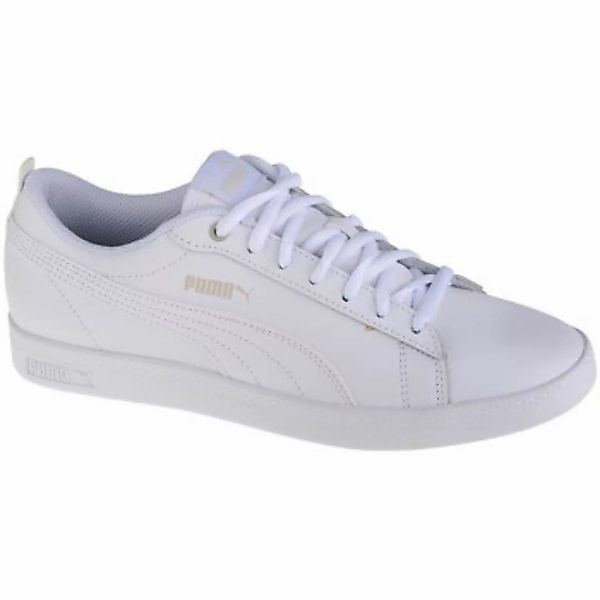 PUMA Sneaker "Smash v2 Leder-Sneakers Damen" günstig online kaufen