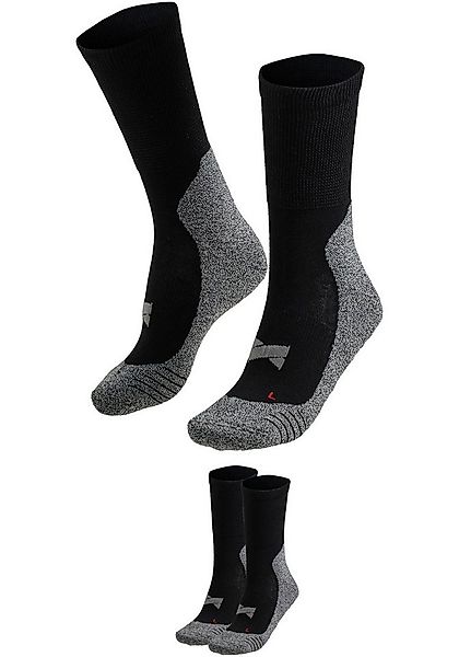 XTREME sockswear Wandersocken (2-Paar, 2er Pack) Gepolsterte Unisex Wander- günstig online kaufen