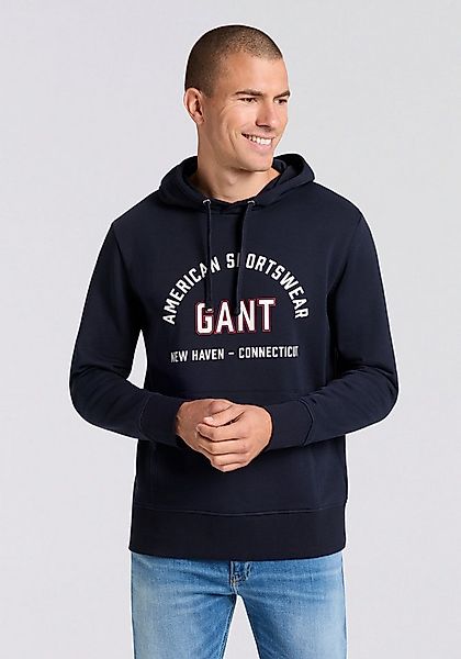 Gant Sweatshirt PRINTED GRAPHIC mit Kapuze, regular fit, Kängurutasche günstig online kaufen
