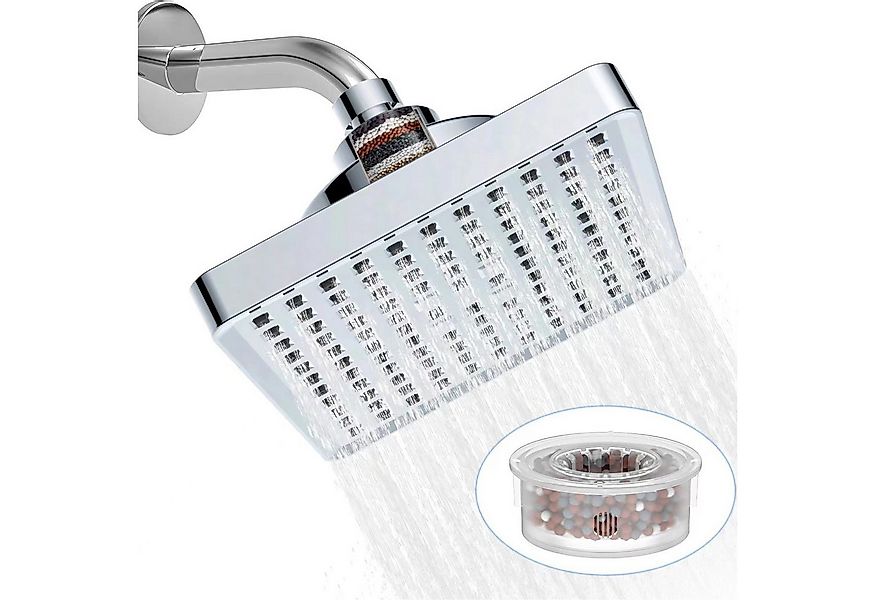 Mutig Regenduschkopf Duschkopf mit Filter, Duschkopf Wassersparend, (6 Zoll günstig online kaufen
