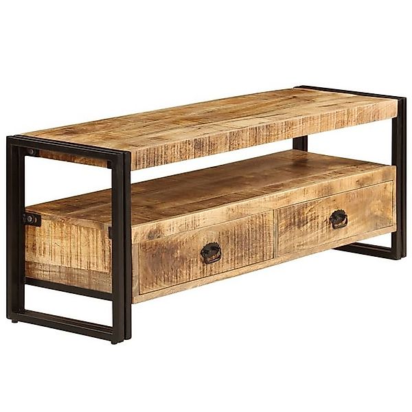 Tv-schrank 120 X 35 X 45 Cm Mangoholz Massiv günstig online kaufen