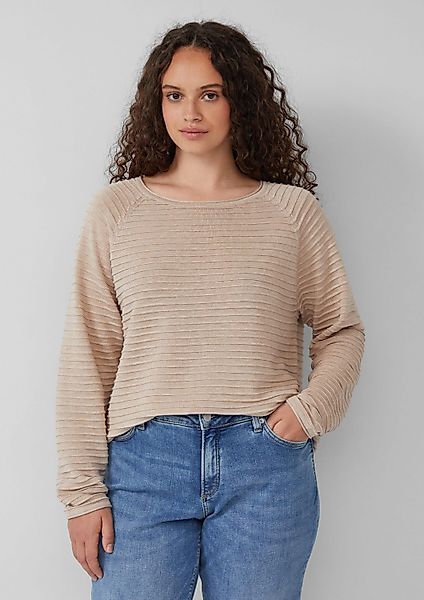 QS Longpullover Strickpullover Pullover mit Strukturmuster günstig online kaufen