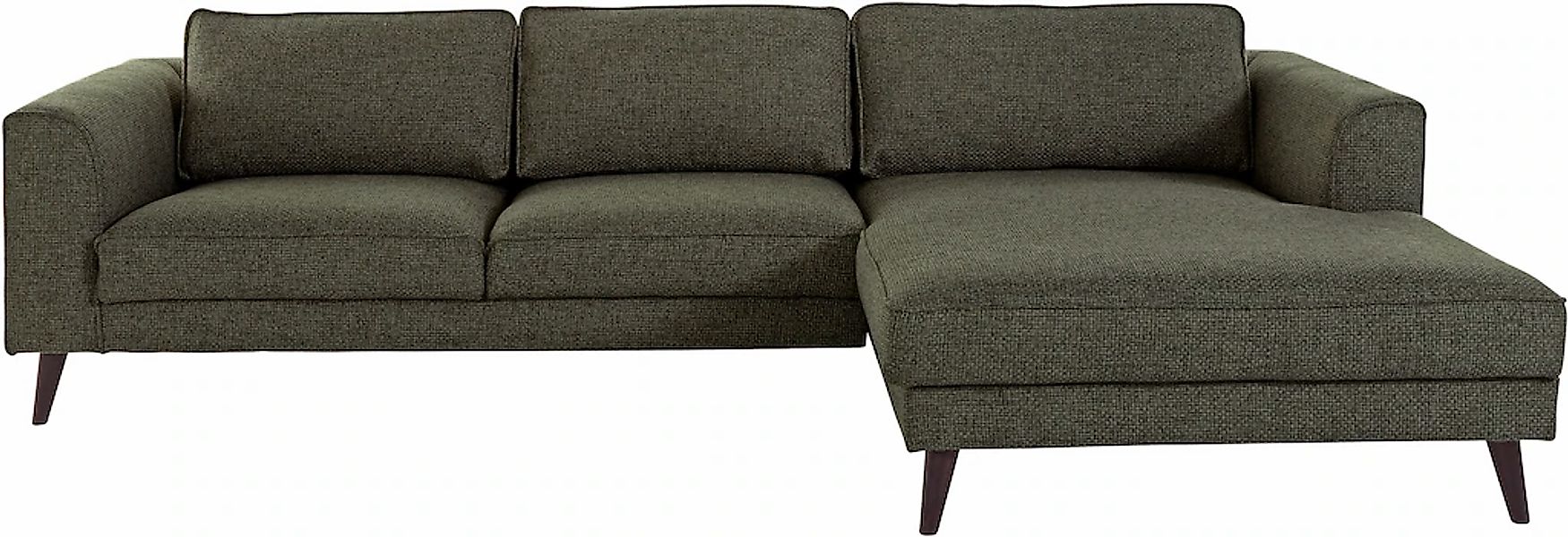 INOSIGN Ecksofa "Lumber Jack, elegant und bequem, Breite 280, hoher Fuß, L- günstig online kaufen