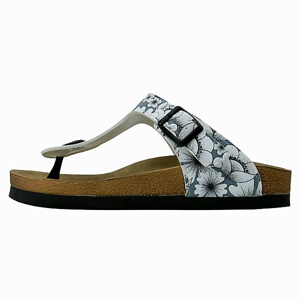 DOGO Zehentrenner "Lila Zehentrenner No More Drama Damen Sandalen", Handgef günstig online kaufen