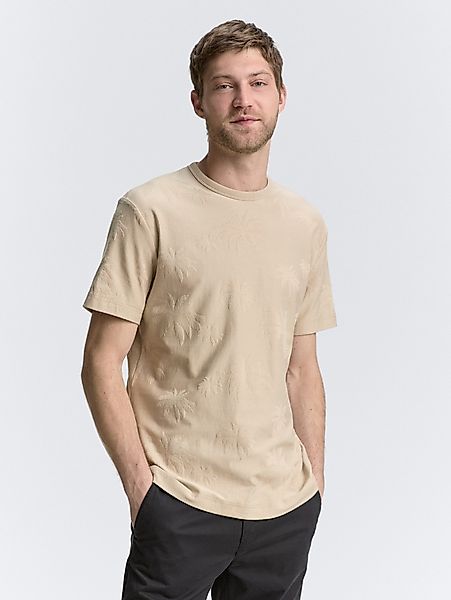 TOM TAILOR T-Shirt Jacquard T-Shirt mit günstig online kaufen