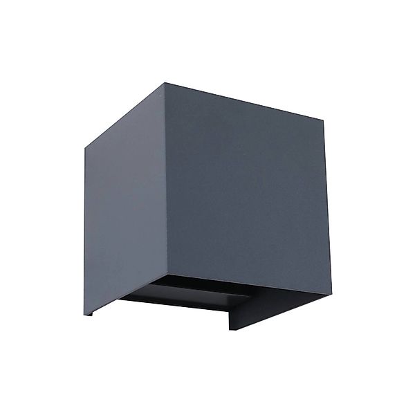 Lindby LED Smart Home Wandleuchte Außen Dara 10020151 Dimmbar Modern in Alu günstig online kaufen