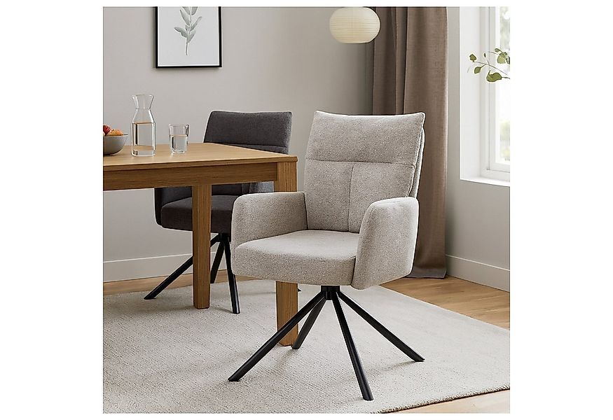 HTI-Living Drehstuhl Drehstuhl Kyra Beige (Stück, 1 St), Esszimmerstuhl Sch günstig online kaufen