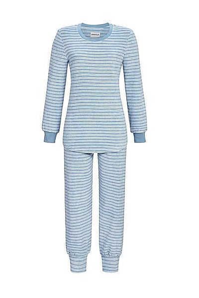 Ringella Pyjama aus geringeltem Stretchfrottee mit Bündchen (2 tlg) günstig online kaufen