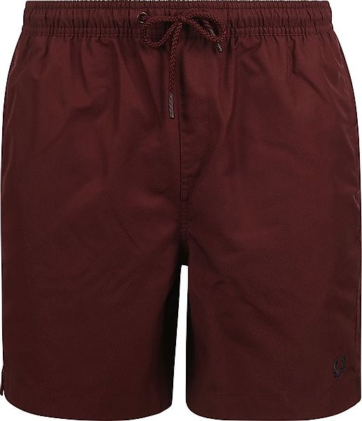 Fred Perry Badeshorts Bordeaux - Größe L günstig online kaufen