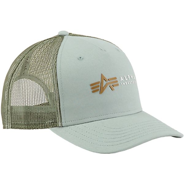 Alpha Industries  Schirmmütze Alpha Label Trucker Cap - dusty green günstig online kaufen