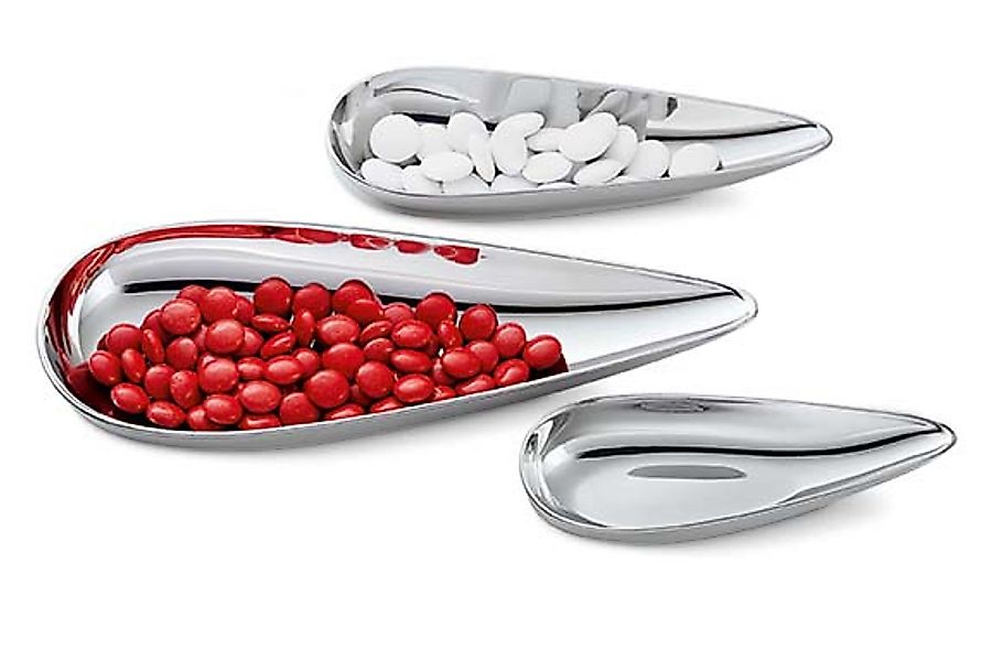 PHILIPPI Dekoschale Schalen Set BLOB 3-teilig Edelstahl hochglanzpoliert, P günstig online kaufen