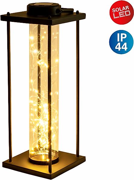 näve LED Solarleuchte "Fairylight" 1 Stk. Warmweiß Gestell rechteckig, Kuns günstig online kaufen