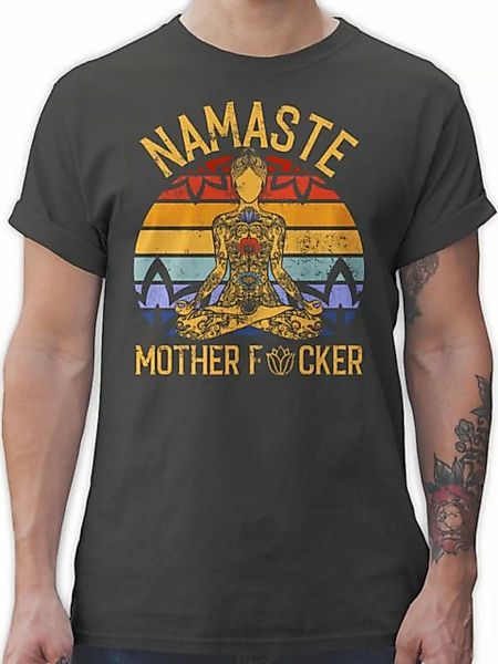 Shirtracer T-Shirt Namaste Mother Yoga und Wellness Geschenk günstig online kaufen