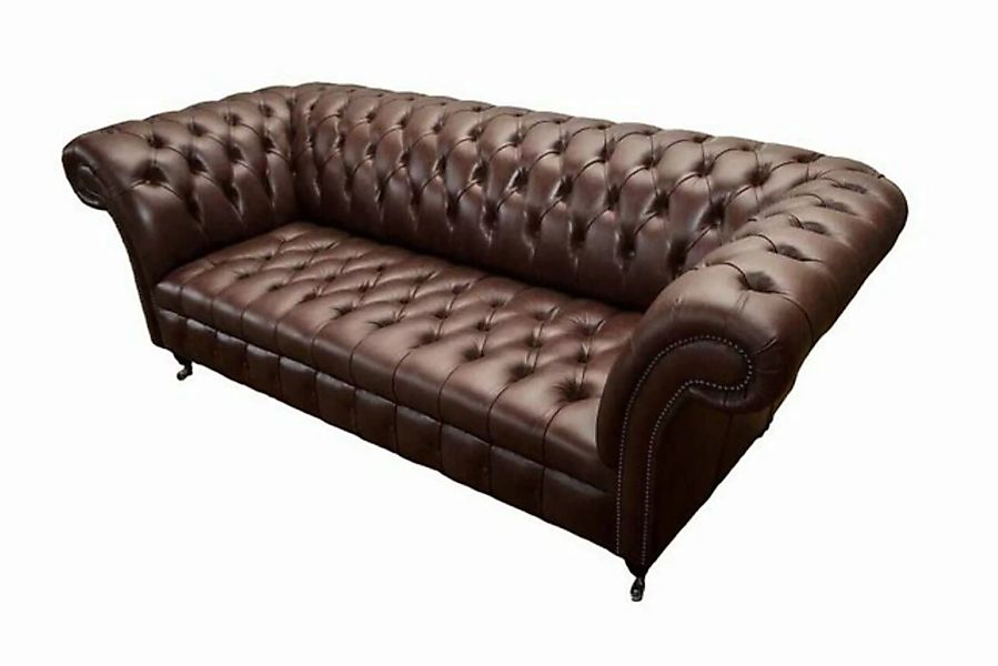 JVmoebel Chesterfield-Sofa, Dreisitzer Sofa Chesterfield Klassisch Design W günstig online kaufen