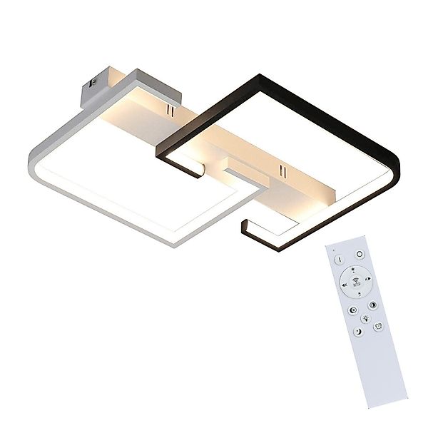 Nettlife LED Deckenleuchte Wohnzimmer Schwarz Dimmbar günstig online kaufen