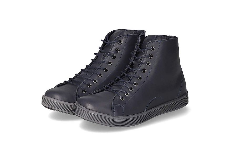 Andrea Conti Andrea Conti 0344900/017 Damen Glattleder blau Schnürstiefel günstig online kaufen