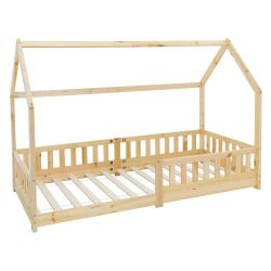 ML-DESIGN Spielbett Hausbett Kinderbett inkl. Lattenrost günstig online kaufen