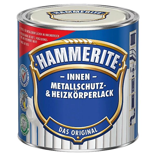 Hammerite Metallschutz- & Heizkörperlack Weiß matt 500 ml günstig online kaufen