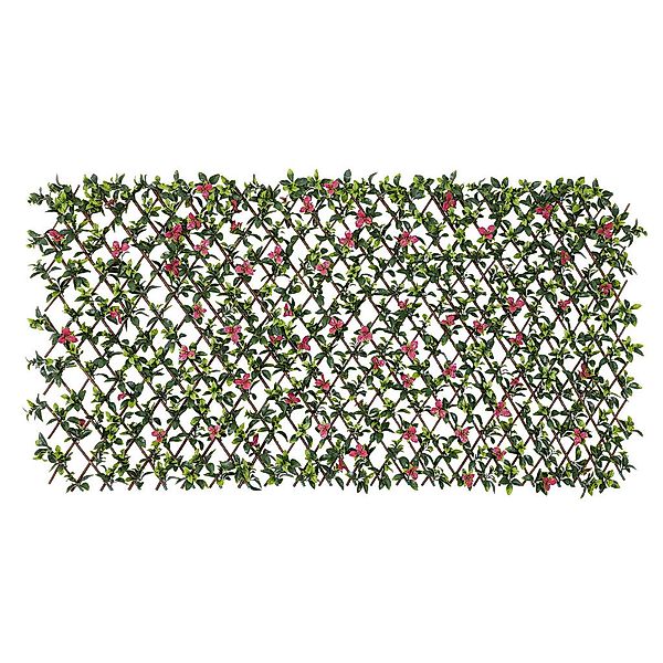 Garden Deluxe Dekozaun Pulmeria grün B/H/L: ca. 100x0,3x200 cm günstig online kaufen